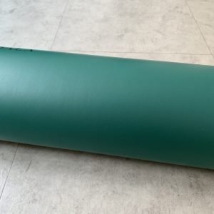 A Rolled Yoga Mandala Green Yoga Mat