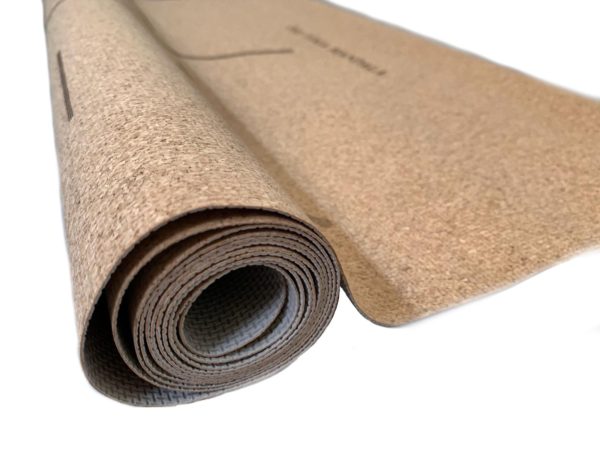 Brown rolled cork mat